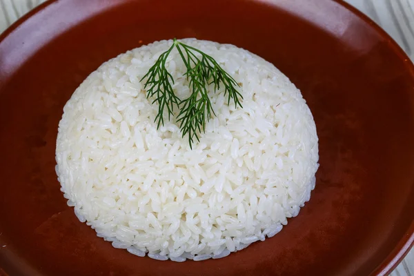 Hete gestoomde rijst — Stockfoto
