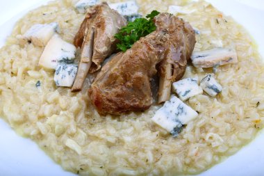 Tavşan ile lezzetli Risotto