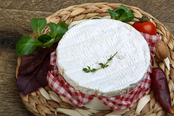 Kulatý sýr camembert — Stock fotografie