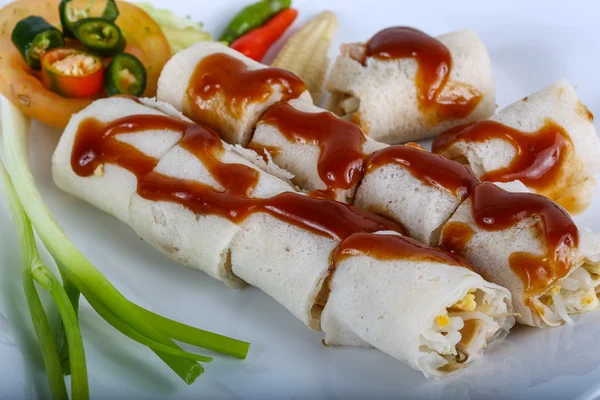 Delicious Spring roll — Stock Photo, Image
