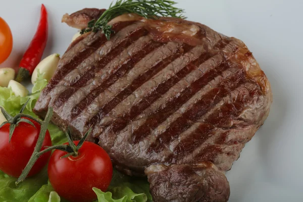 Gegrilltes Ribeye Steak — Stockfoto