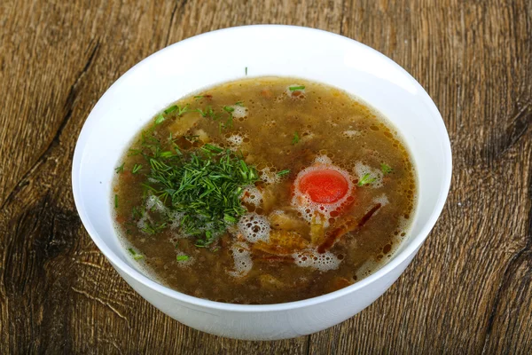 Sopa de minestrone casera — Foto de Stock