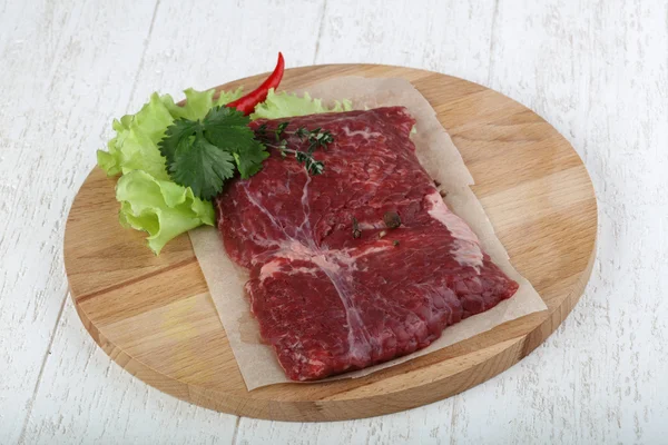 Raw machete steak — Stock Photo, Image