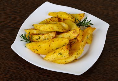 Lezzetli kavrulmuş patates