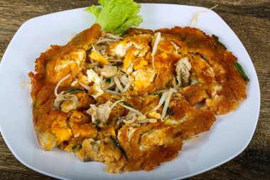 İstiridye ile Asya omlet