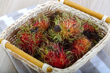 Taze Olgun tatlı rambutan