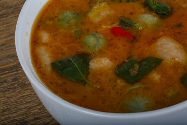 Asya geleneksel yeşil köri