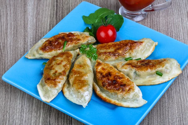 Japansk mat Gyoza dumplings — Stockfoto