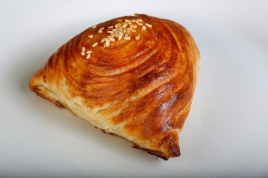 Özbek geleneksel pasta samsa