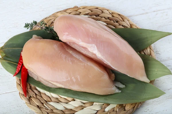 Raw chicken breast — Stock Photo, Image