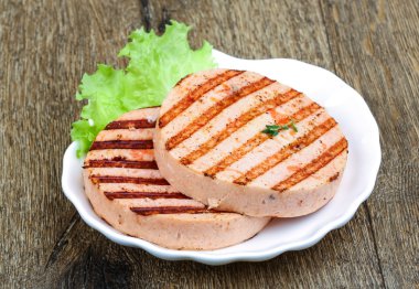 Lezzetli ızgara fishcake