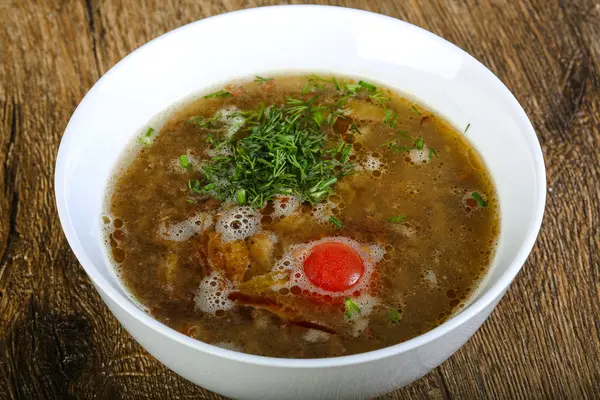Köstliche Minestrone-Suppe — Stockfoto