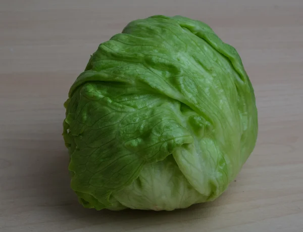 Green Fresh Iceberg salad — Stock Photo, Image