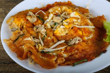 İstiridye ile Asya omlet