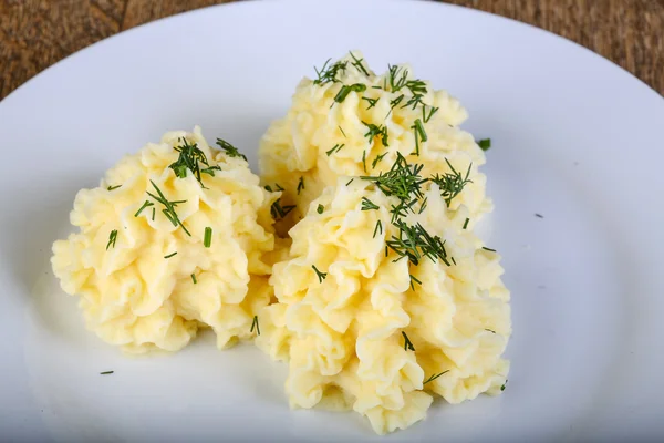 Savoureux purée de pommes de terre à l'aneth — Photo