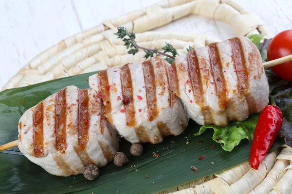 Filete de cerdo a la parrilla mignon —  Fotos de Stock