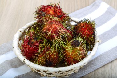 Taze Olgun tatlı rambutan