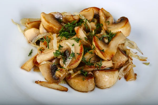 Delicious Roasted mushrooms — Stock Photo, Image