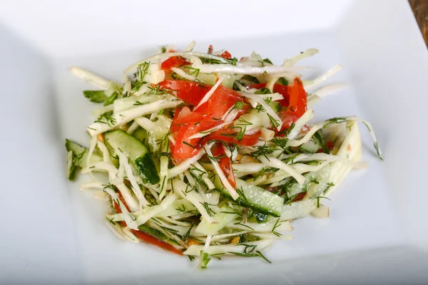Salat au chou et au concombre — Photo