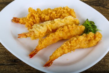 Asya karides tempura