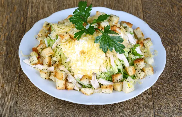 Delicious Caesar salad — Stock Photo, Image