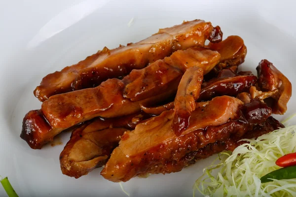 Kurczak Teriyaki pyszne — Zdjęcie stockowe