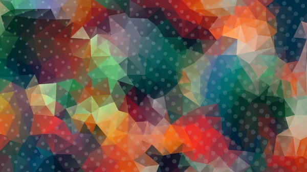 低ポリ抽象的な背景の正方形ピクセルのモザイク — ストックベクタ