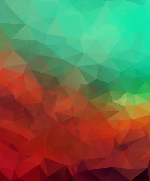 Fond mosaïque triangle multicolore — Image vectorielle