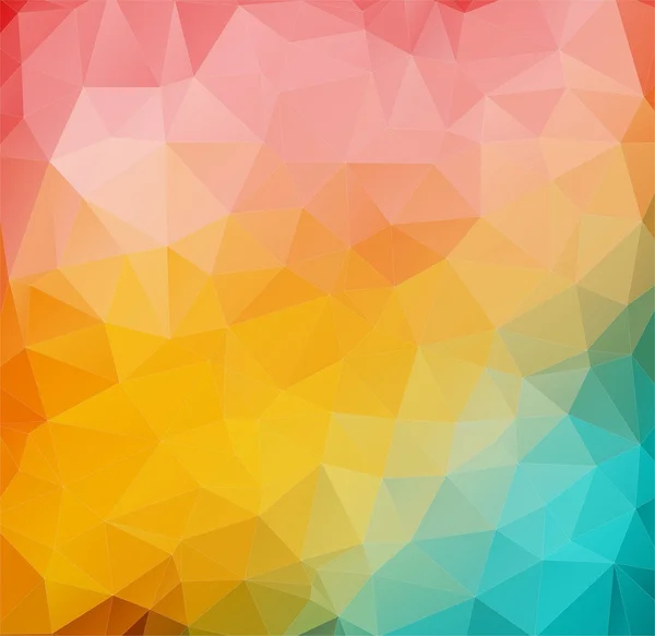 Composición 2D multicolor abstracta con formas angulares — Vector de stock