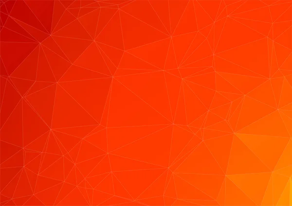 Fondo de triángulo abstracto naranja — Vector de stock