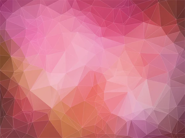 抽象的な 2次元幾何学赤背景 — ストックベクタ