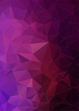 canlı Menekşe poligonal arka plan