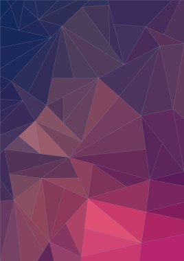 Retro renk poligonal arka plan