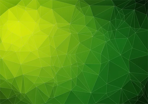 Lime reen image triangle abstrait lumineux — Image vectorielle