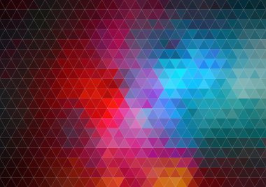 Geometrik şekiller, spektrum ef akışı ile arka plan desenini