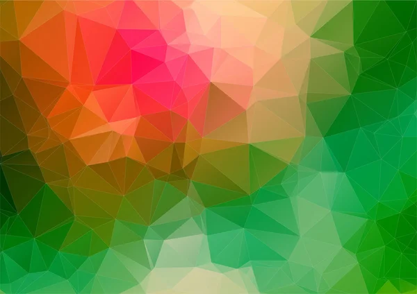 Fondo colorido geométrico 2D abstracto — Vector de stock