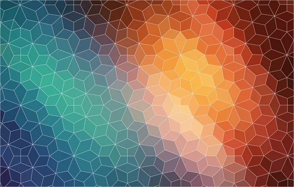 Abstract 2D mosaic colorful background — Stock Vector