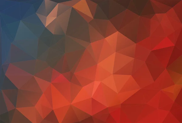 Fond polygonal abstrait rouge . — Image vectorielle