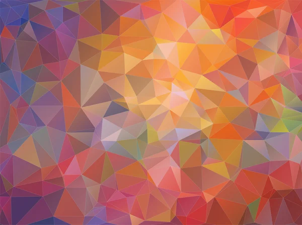 Abstract multicolored mosaic triangle background — Stock Vector