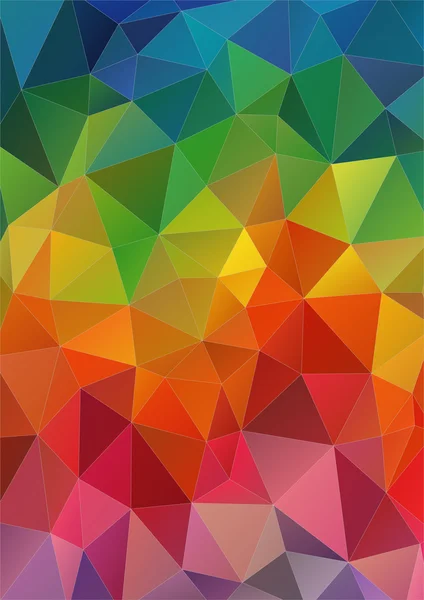 Fondo colorido geométrico 2D abstracto — Vector de stock