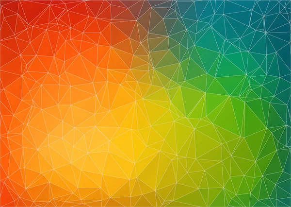 Abstrakte 2D geometrische bunte Hintergrund — Stockvektor