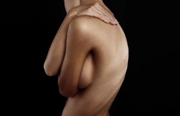 Schöner gepflegter Körper einer Frau — Stockfoto