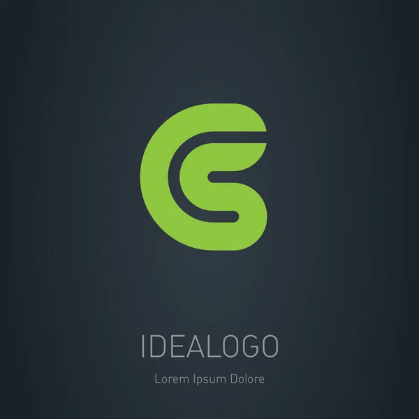 Logo initial CS — Image vectorielle