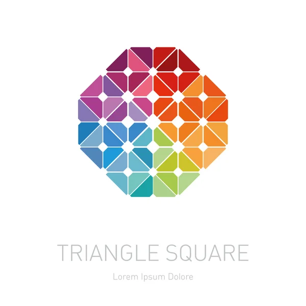 Cuadrados, triángulos y rombos — Archivo Imágenes Vectoriales