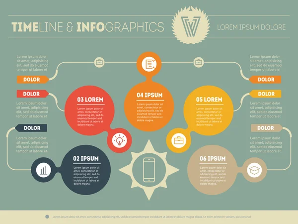 Concept de plan d'affaires — Image vectorielle