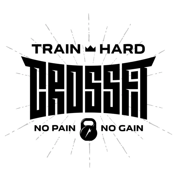 Crossfit letras originales — Vector de stock