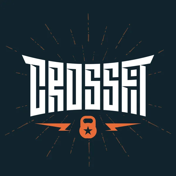 Crossfit オリジナル レタリング — ストックベクタ