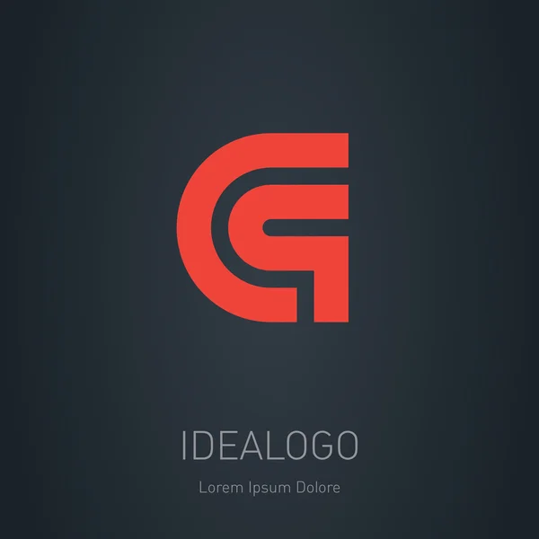 Logo initial C et Q — Image vectorielle