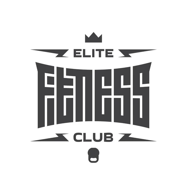 Elite Fitness Club Emblem — Stockvektor