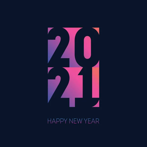 Шаблон Дизайну Брошури Або Обкладинки Календаря 2021 Щасливий Рік Вертикальний — стоковий вектор